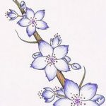 фото Эскизы тату Сакура от 27.01.2018 №040 - Sketches of Sakura tattoo - tatufoto.com