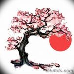 фото Эскизы тату Сакура от 27.01.2018 №050 - Sketches of Sakura tattoo - tatufoto.com