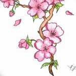 фото Эскизы тату Сакура от 27.01.2018 №074 - Sketches of Sakura tattoo - tatufoto.com