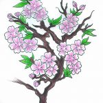 фото Эскизы тату Сакура от 27.01.2018 №081 - Sketches of Sakura tattoo - tatufoto.com