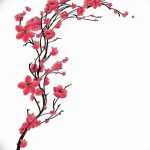 фото Эскизы тату Сакура от 27.01.2018 №087 - Sketches of Sakura tattoo - tatufoto.com