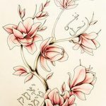 фото Эскизы тату Сакура от 27.01.2018 №092 - Sketches of Sakura tattoo - tatufoto.com