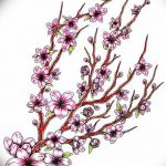 фото Эскизы тату Сакура от 27.01.2018 №103 - Sketches of Sakura tattoo - tatufoto.com