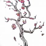 фото Эскизы тату Сакура от 27.01.2018 №119 - Sketches of Sakura tattoo - tatufoto.com