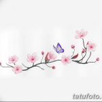 фото Эскизы тату Сакура от 27.01.2018 №123 - Sketches of Sakura tattoo - tatufoto.com