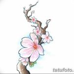 фото Эскизы тату Сакура от 27.01.2018 №125 - Sketches of Sakura tattoo - tatufoto.com