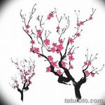 фото Эскизы тату Сакура от 27.01.2018 №139 - Sketches of Sakura tattoo - tatufoto.com