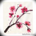 фото Эскизы тату Сакура от 27.01.2018 №153 - Sketches of Sakura tattoo - tatufoto.com