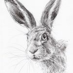 фото Эскизы тату кролик от 09.01.2018 №039 - Sketches of a rabbit tattoo - tatufoto.com