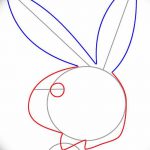 фото Эскизы тату кролик от 09.01.2018 №071 - Sketches of a rabbit tattoo - tatufoto.com