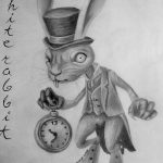 фото Эскизы тату кролик от 09.01.2018 №094 - Sketches of a rabbit tattoo - tatufoto.com