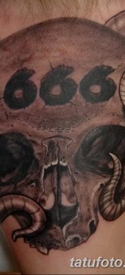 фото тату 666 от 16.01.2018 №014 — tattoo 666 — tatufoto.com