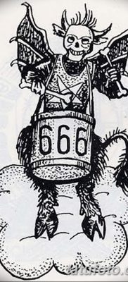 фото тату 666 от 16.01.2018 №027 — tattoo 666 — tatufoto.com