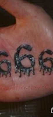 фото тату 666 от 16.01.2018 №028 — tattoo 666 — tatufoto.com