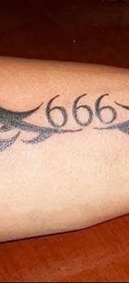 фото тату 666 от 16.01.2018 №045 — tattoo 666 — tatufoto.com