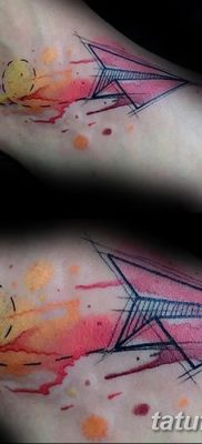 фото тату Бумажный самолетик от 23.01.2018 №065 — tattoo Paper airplane — tatufoto.com