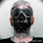 фото тату на затылке от 08.01.2018 №004 - tattoo on the back of the head - tatufoto.com