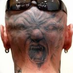 фото тату на затылке от 08.01.2018 №012 - tattoo on the back of the head - tatufoto.com