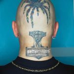 фото тату на затылке от 08.01.2018 №017 - tattoo on the back of the head - tatufoto.com