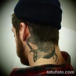 фото тату на затылке от 08.01.2018 №022 - tattoo on the back of the head - tatufoto.com