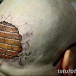 фото тату на затылке от 08.01.2018 №037 - tattoo on the back of the head - tatufoto.com
