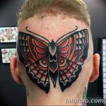 фото тату на затылке от 08.01.2018 №039 - tattoo on the back of the head - tatufoto.com