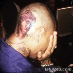 фото тату на затылке от 08.01.2018 №058 - tattoo on the back of the head - tatufoto.com