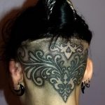 фото тату на затылке от 08.01.2018 №064 - tattoo on the back of the head - tatufoto.com