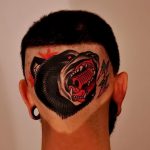 фото тату на затылке от 08.01.2018 №065 - tattoo on the back of the head - tatufoto.com