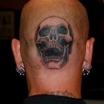фото тату на затылке от 08.01.2018 №074 - tattoo on the back of the head - tatufoto.com
