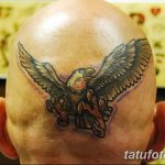 фото тату на затылке от 08.01.2018 №075 - tattoo on the back of the head - tatufoto.com