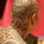 фото тату на затылке от 08.01.2018 №079 - tattoo on the back of the head - tatufoto.com