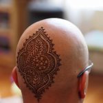 фото тату на затылке от 08.01.2018 №086 - tattoo on the back of the head - tatufoto.com