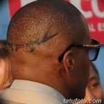 фото тату на затылке от 08.01.2018 №090 - tattoo on the back of the head - tatufoto.com