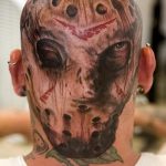фото тату на затылке от 08.01.2018 №092 - tattoo on the back of the head - tatufoto.com