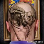 фото тату на затылке от 08.01.2018 №094 - tattoo on the back of the head - tatufoto.com