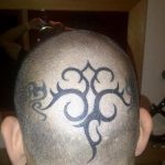 фото тату на затылке от 08.01.2018 №095 - tattoo on the back of the head - tatufoto.com
