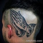 фото тату на затылке от 08.01.2018 №099 - tattoo on the back of the head - tatufoto.com