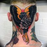 фото тату на затылке от 08.01.2018 №108 - tattoo on the back of the head - tatufoto.com