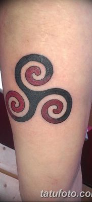 фото тату трискели от 09.01.2018 №015 — triskelion tattoo — tatufoto.com