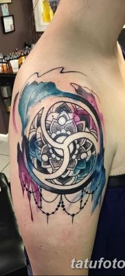 фото тату трискели от 09.01.2018 №026 — triskelion tattoo — tatufoto.com