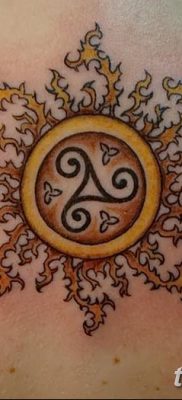фото тату трискели от 09.01.2018 №039 — triskelion tattoo — tatufoto.com