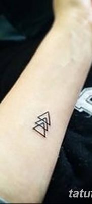 фото Значение тату три треугольника от 13.02.2018 №005 — three triangle tatto — tatufoto.com