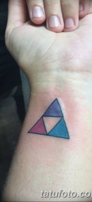 фото Значение тату три треугольника от 13.02.2018 №013 — three triangle tatto — tatufoto.com