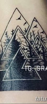 фото Значение тату три треугольника от 13.02.2018 №015 — three triangle tatto — tatufoto.com