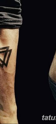 фото Значение тату три треугольника от 13.02.2018 №018 — three triangle tatto — tatufoto.com