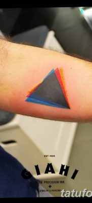 фото Значение тату три треугольника от 13.02.2018 №020 — three triangle tatto — tatufoto.com
