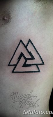 фото Значение тату три треугольника от 13.02.2018 №021 — three triangle tatto — tatufoto.com