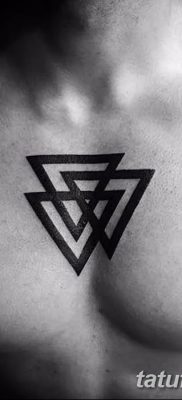 фото Значение тату три треугольника от 13.02.2018 №024 — three triangle tatto — tatufoto.com