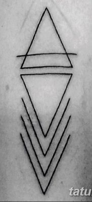 фото Значение тату три треугольника от 13.02.2018 №028 — three triangle tatto — tatufoto.com